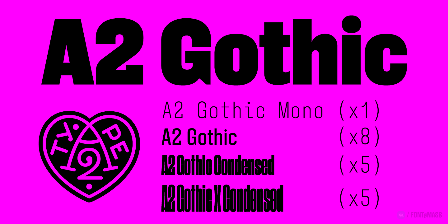 Font A2 Gothic